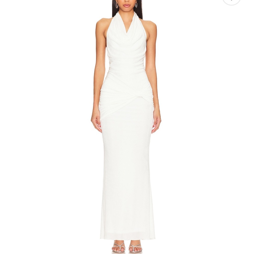 Superdown White Dahlia Gown - Maxi Dress
